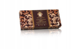 PACZULA I DRZEWO SANDAŁOWE - Zestaw mydeł 3x125 gram