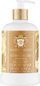 MIÓD MANUKA I TRUSKAWKA - Saponificio mydło w płynie 500 ml