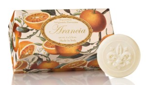 POMARAŃCZA ~ Zestaw tłoczonych mydeł w eleganckim, ozdobnym pudełku 6x50g (ref. FO38)